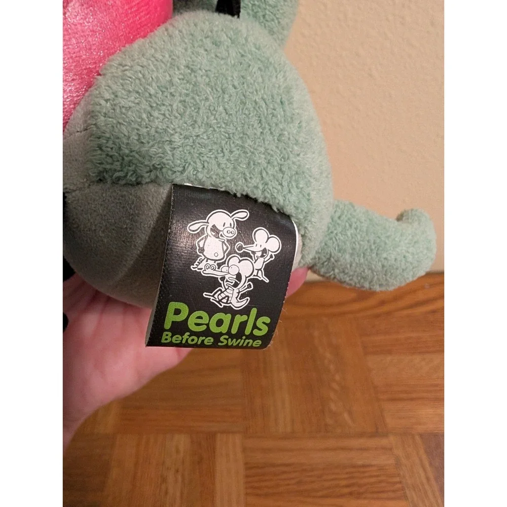 Pearls Before Swine Larry Croc Plush Stephan Pastis‎ Comic Strip New With Tags